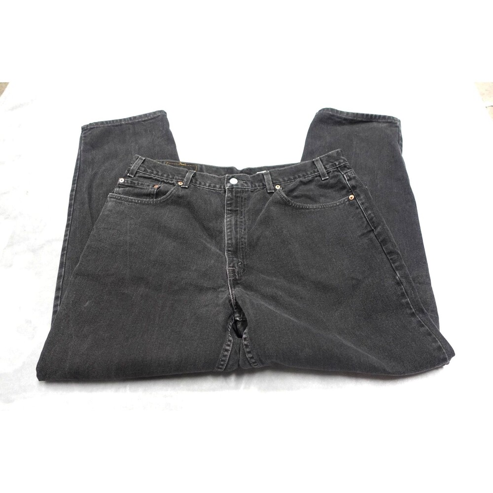 Levis 550 Men's 40X32 Black Relaxed Fit 100% Cotton Jeans